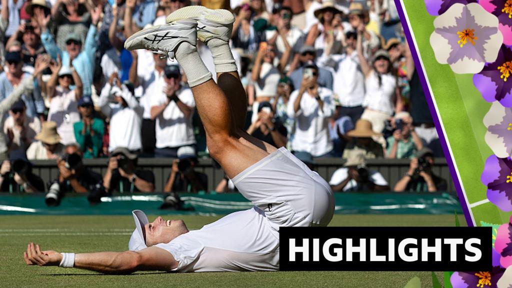 Wildcard Fery storms past Cobolli to reach semis and make Wimbledon history