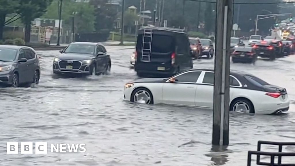 Watch: Torrential rain hits New York and New Jersey triggering flash floods