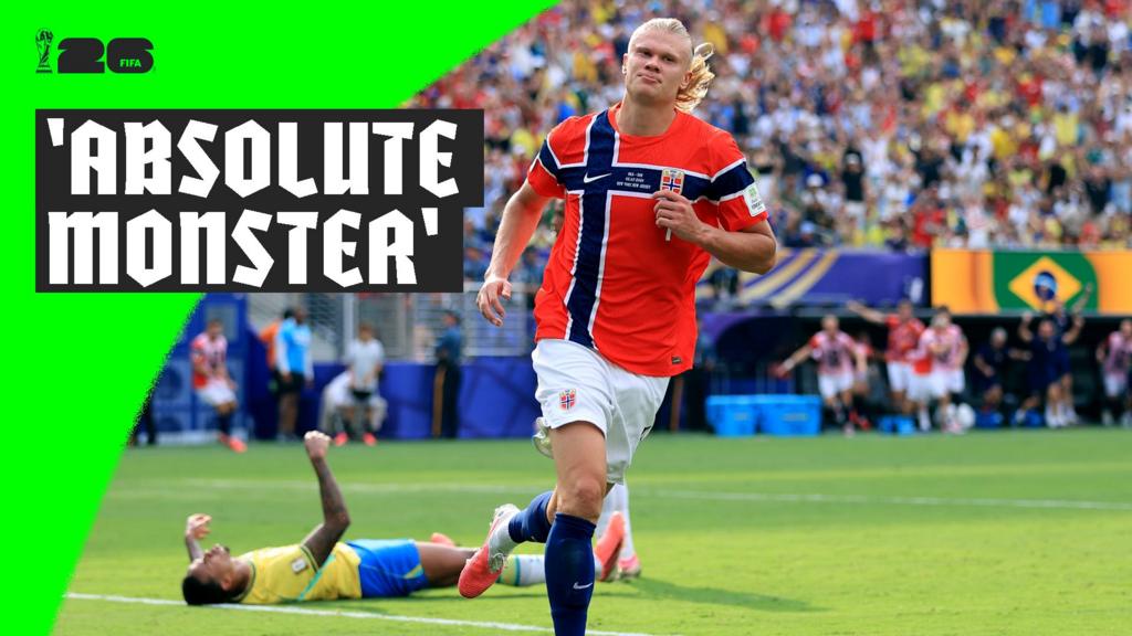 How 'remarkable' Haaland lead Norway to win over Brazil