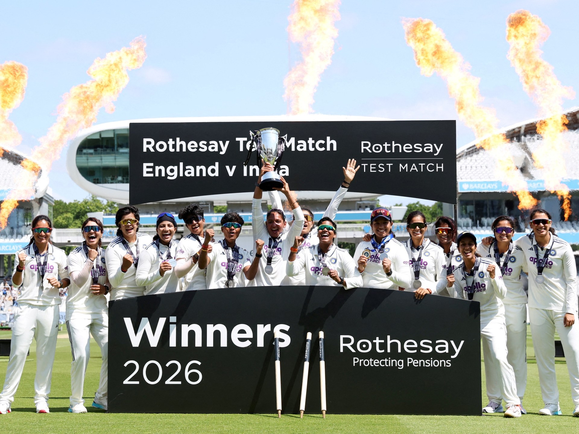 India thrash England in historic first women’s cricket Test match at Lord’s