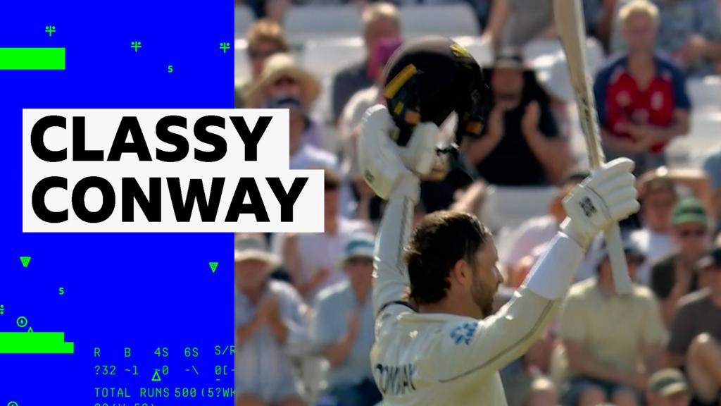 A century in the sun - Conway's confident day at the crease 