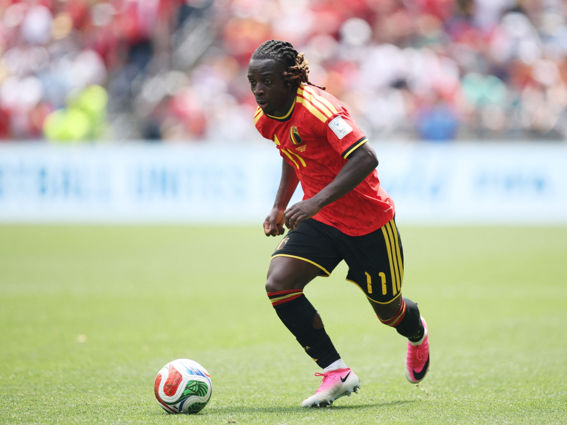 Belgium’s Doku welcomes son during World Cup amid commentator controversy
