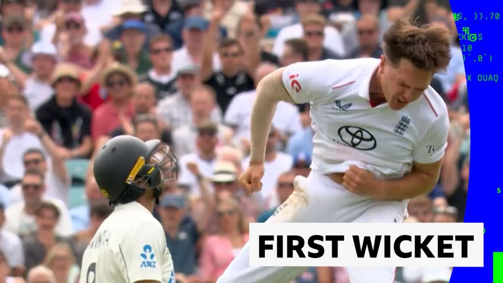 'I think he enjoyed that!' - Baker takes his first Test wicket