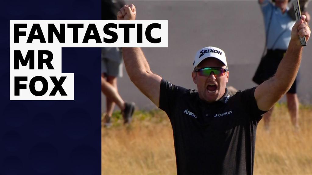'What a way to take it' - best of Fox's winning final round at The Open
