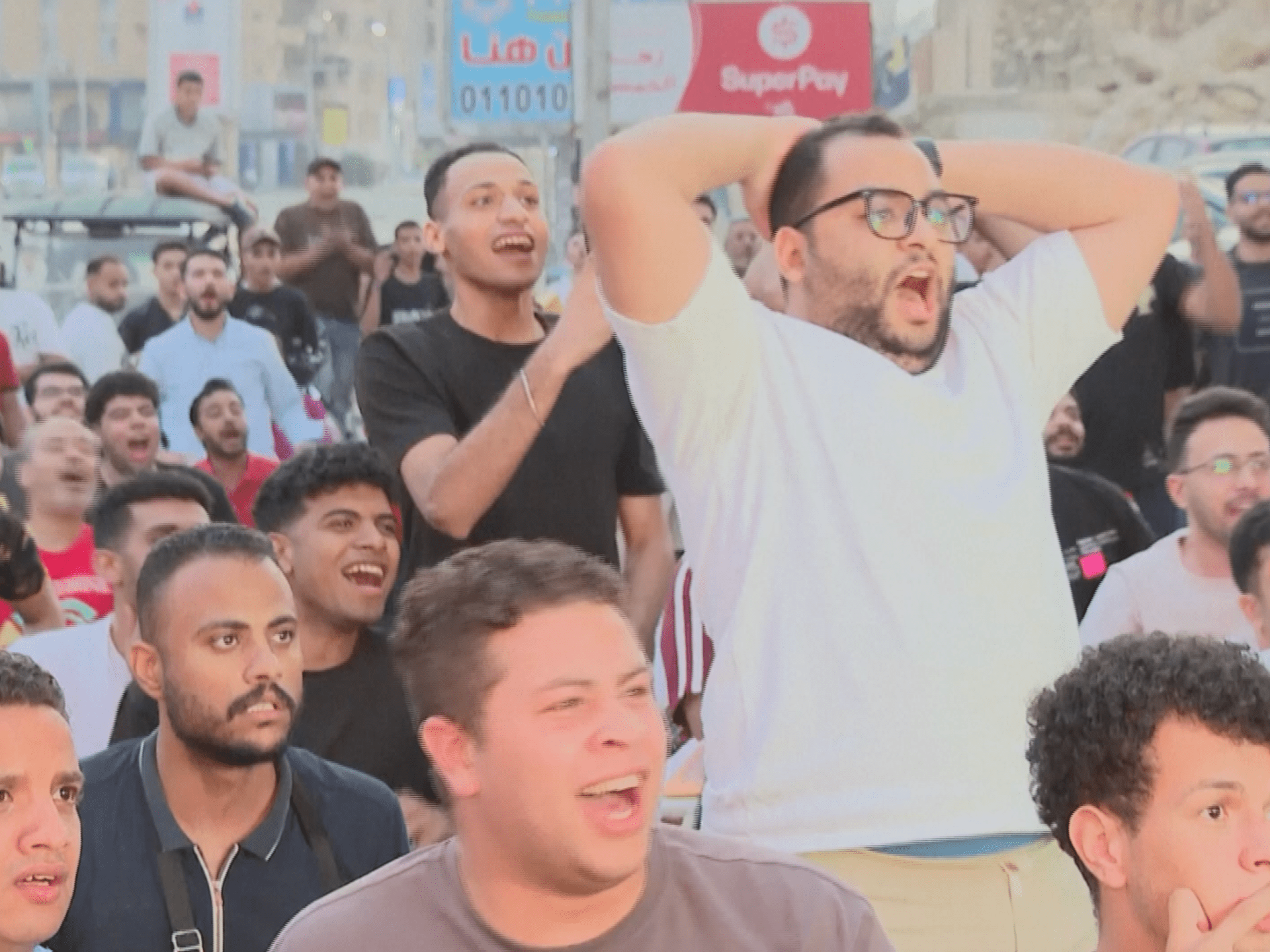 Cairo erupts in celebration after Egypt’s first ever win in a World Cup