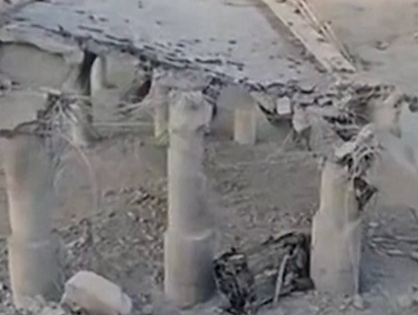 Damage visible at Iran bridges and water plant after US attacks