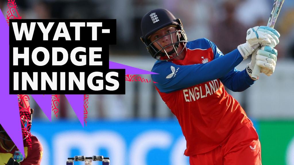 Wyatt-Hodge half-century powers England against Windies