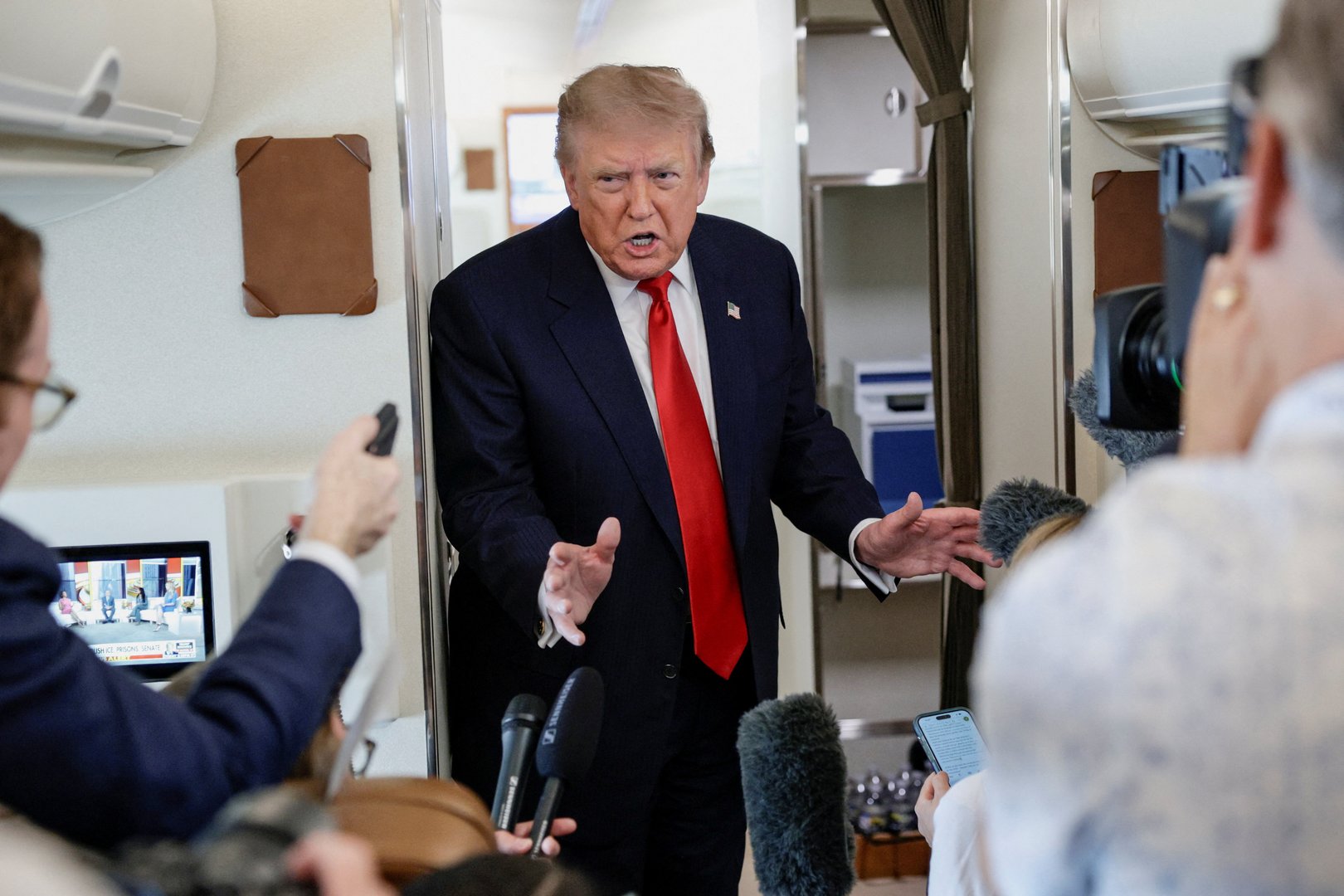 Trump says Iran talks taking place during pause in US military strikes