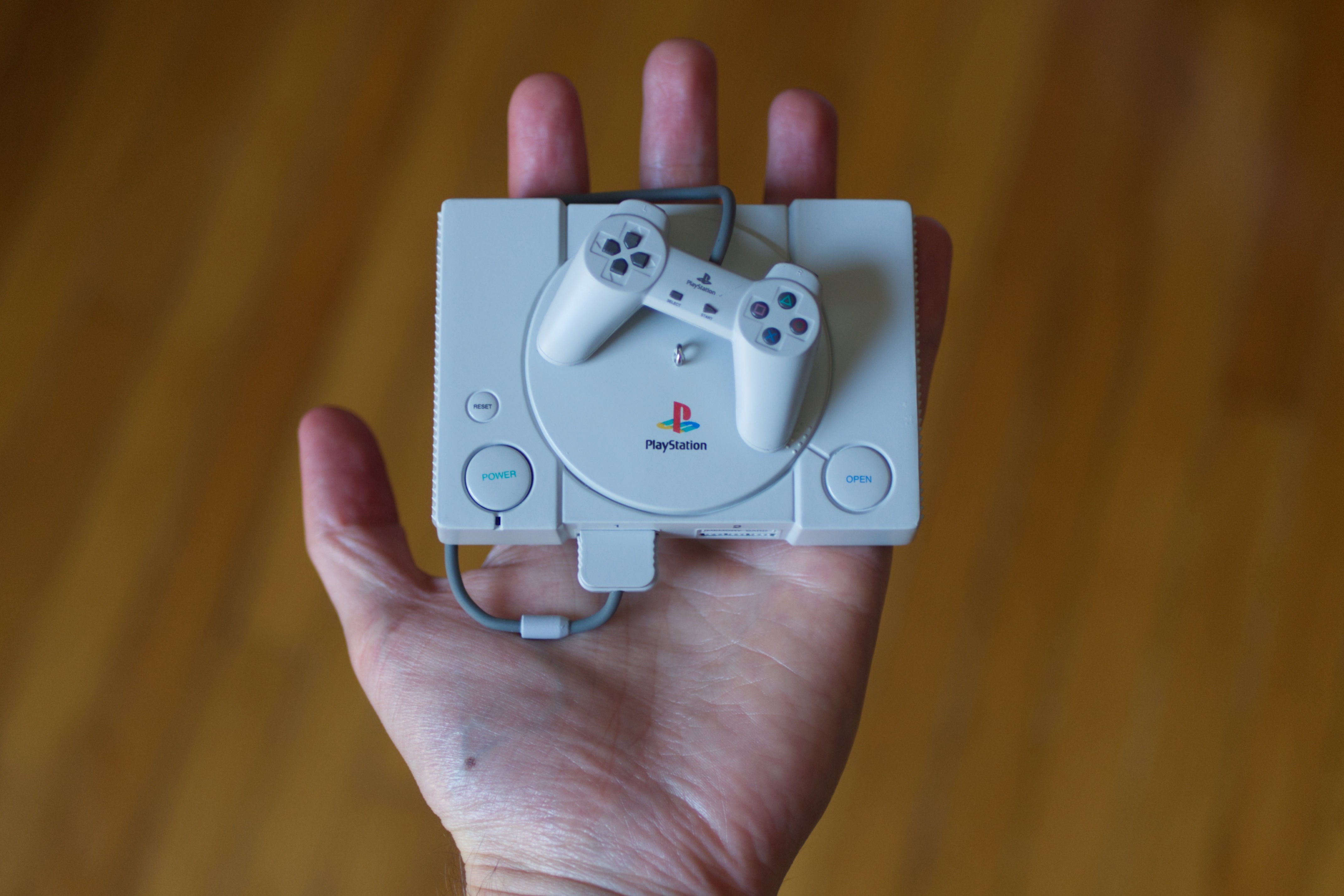 The PlayStation replica ornament is an homage to a great, yet fragile console