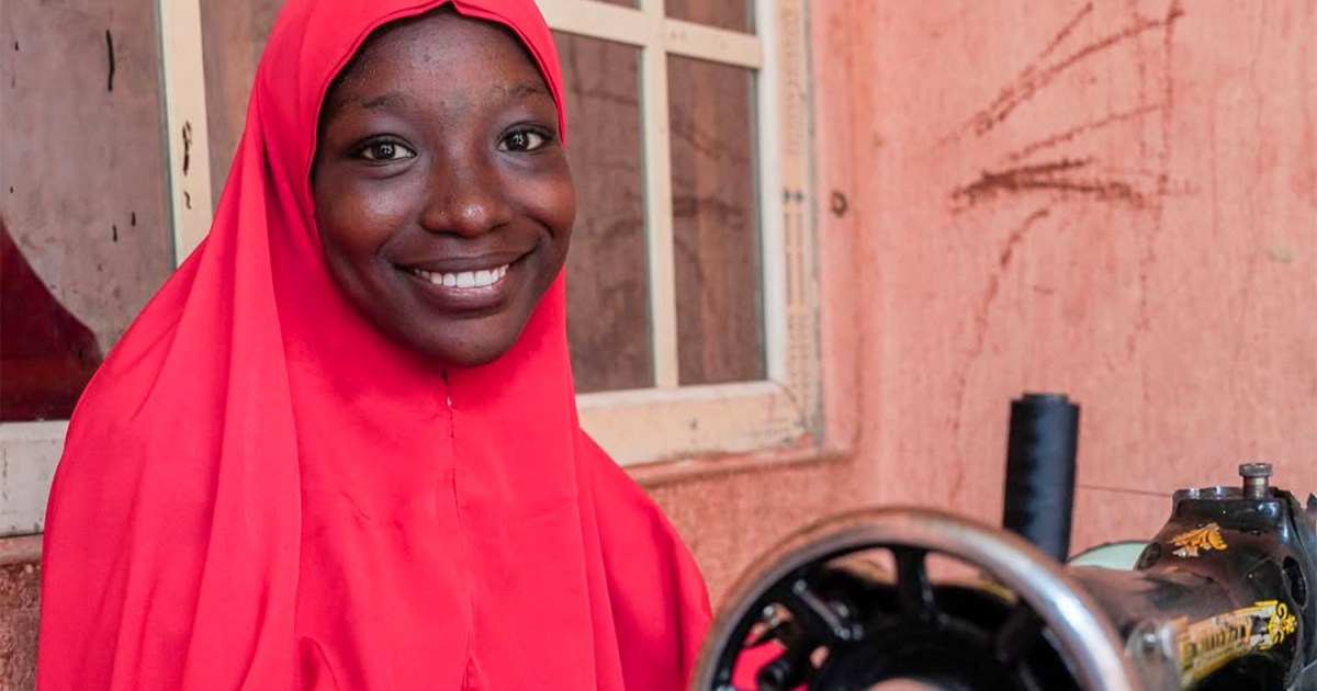 After a deadly raid, a displaced Nigerian mother finds a lifeline in sewing