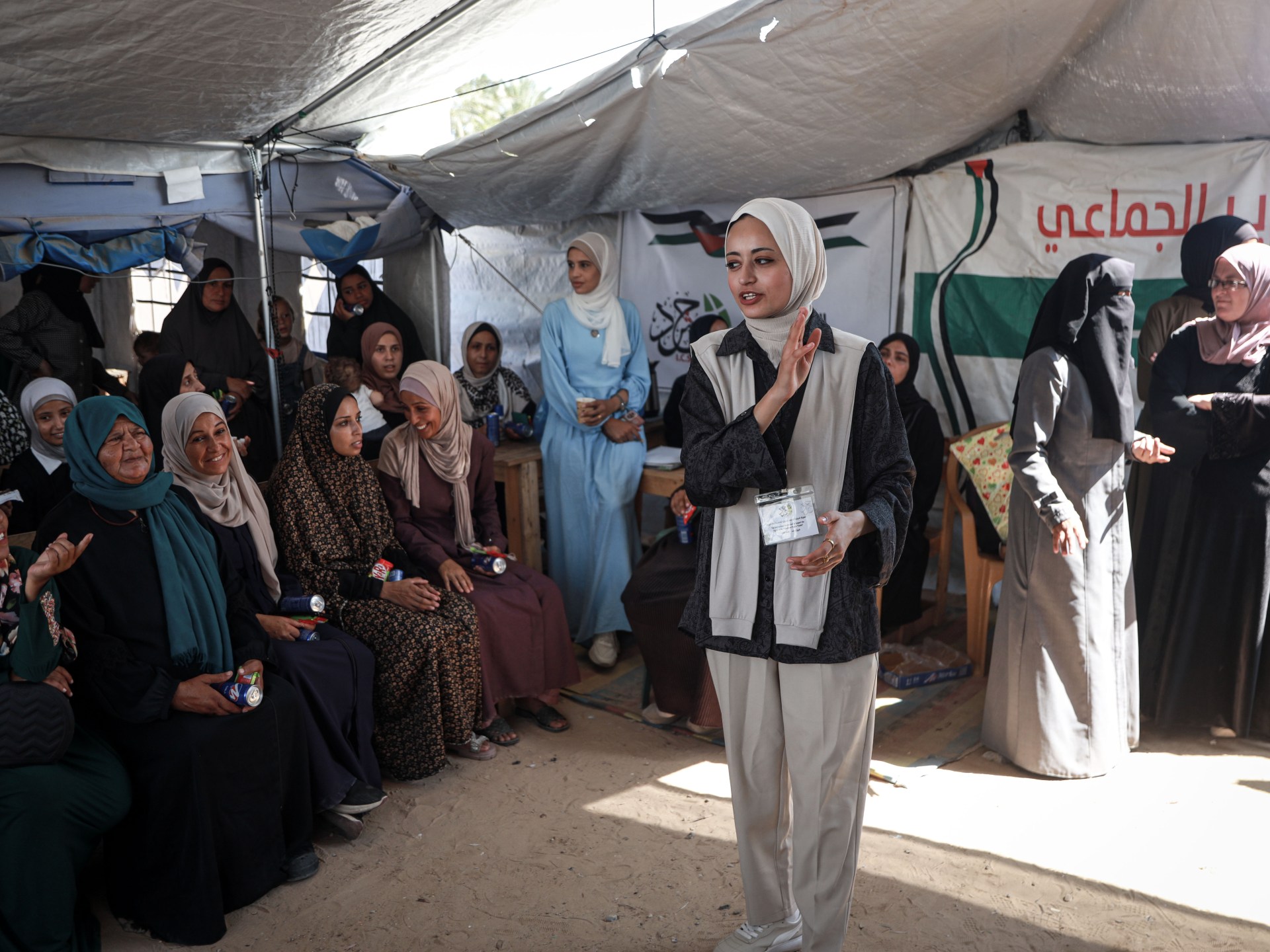 A safe space for Gaza women: A sanctuary to speak, heal and share amid war