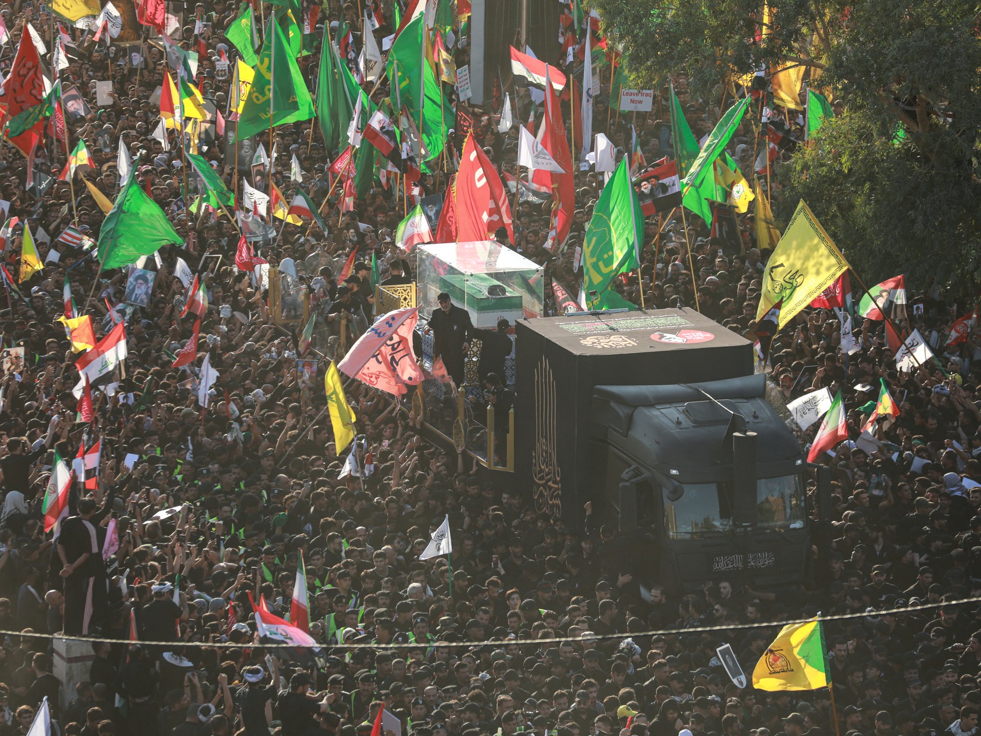 Funeral events for Iran’s slain Supreme Leader Khamenei under way in Iraq